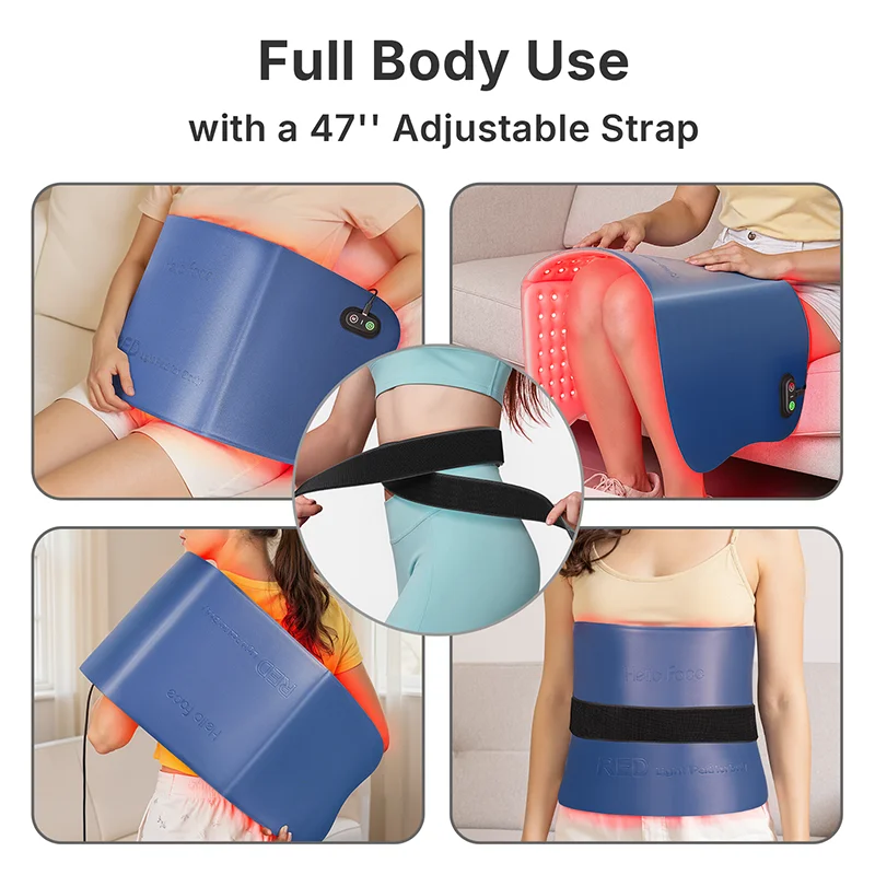 Red Light Therapy Pad 660nm 850nm for Whole Body Relief, Large 30x12inch Mat with Timer - L7 Tri-Chip Near Infrared Light