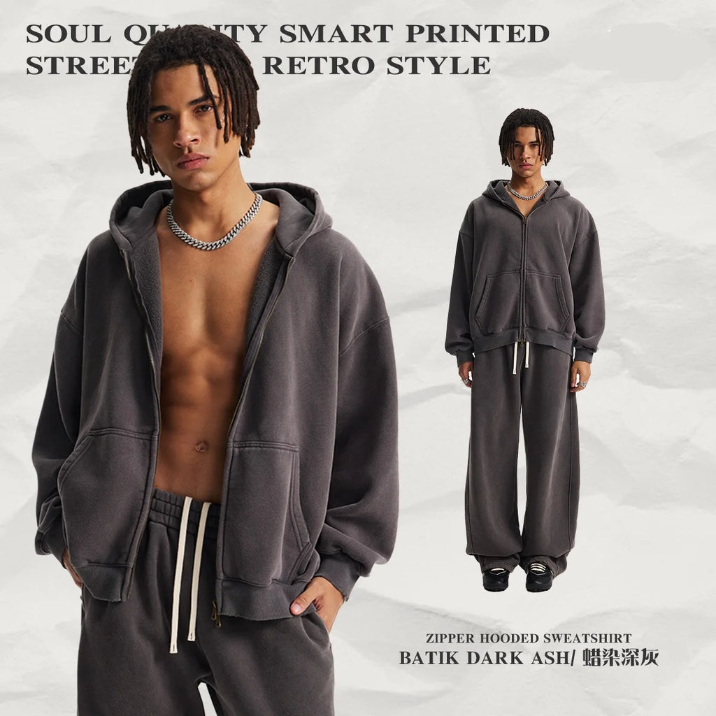 Fashion Casual Black Gray Blue Zipper Hoodie Hip Hop Street Wear Sweatshirts Skateboard Men/Woman Pullover Hoodies Male Hoodie