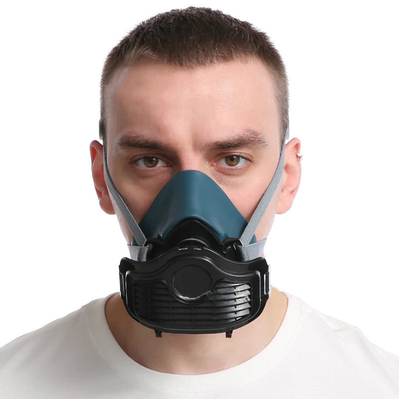 Silicone Dustproof Mask Suitable For Spray Paint House Decoration Grinding Dust Respirator Self-Priming Filter Dust Half Mask