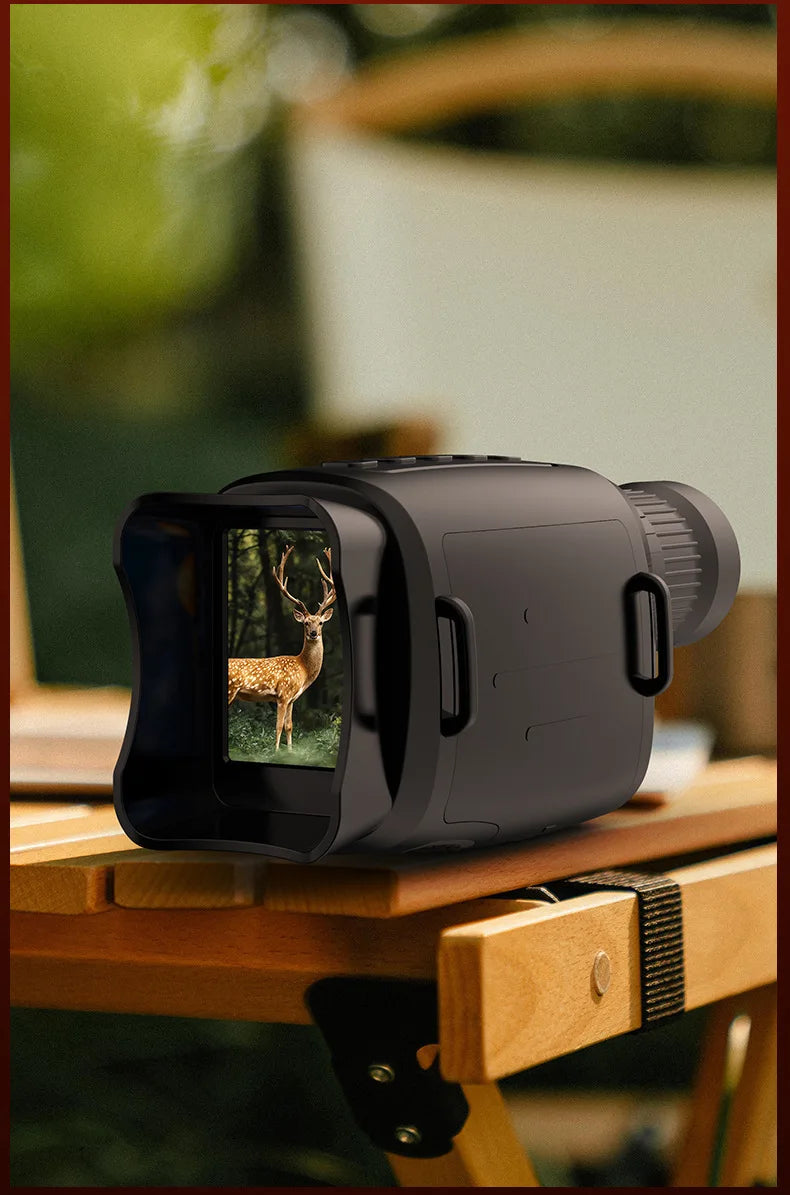 16X HD Digital Night Vision Monocular - 200M Viewing Range, IR Infrared, Photo Capture, for Hunting Outdoor Surveillance