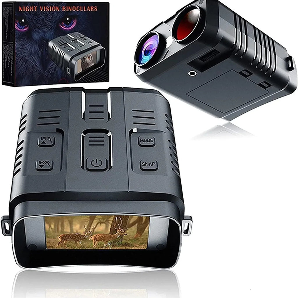 2025 New Video Recorder 4K Night Vision Binoculars 10x Digital Zoom 800m Range 8W Infrared WiFi Telescope for Hunting Camping