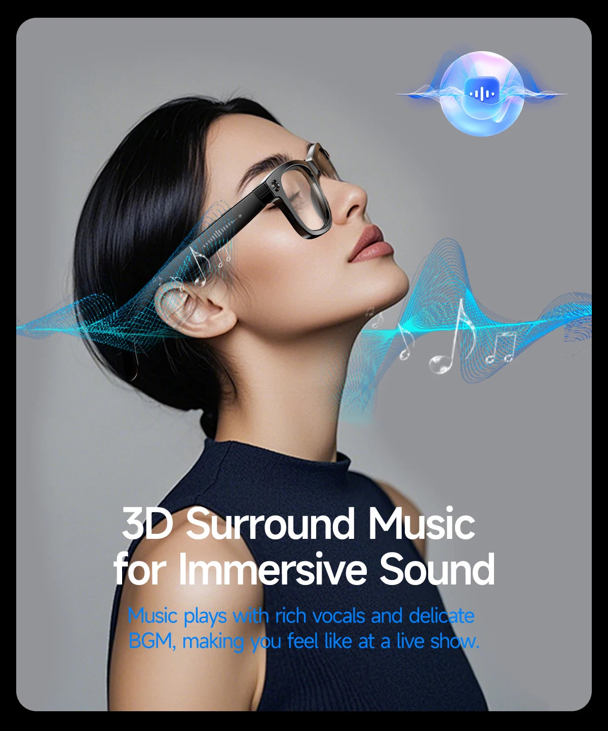 AI Smart Glasses 8K HD Photochromic Multifunction Translate Camera Glasse Bluetooth Call Voice Assistant Music Player Sunglasses
