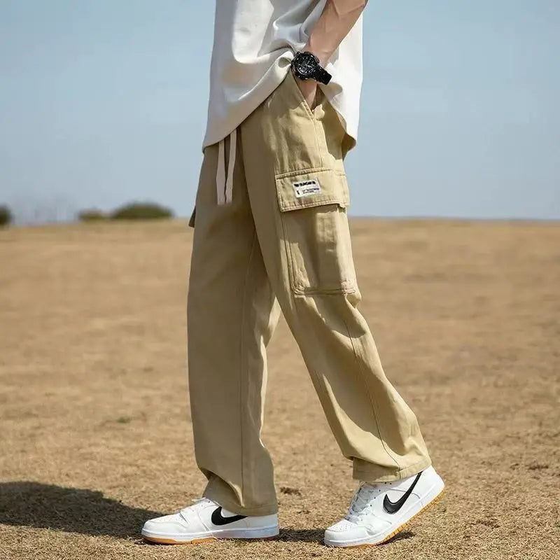 Men Cargo Tactical Pants Work Combat Multi-pockets Casual Training Trousers Overalls Clothing Joggers Hiking Mens Cargo Pant 1PC