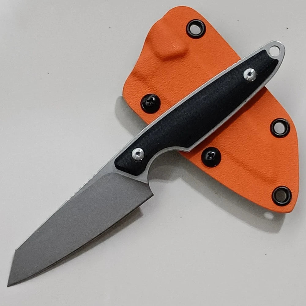 High Quality Outdoor Survival Straight Knife with K Sheath Multi-functional Wilderness Defense Tactical Hunting EDC Utility Tool