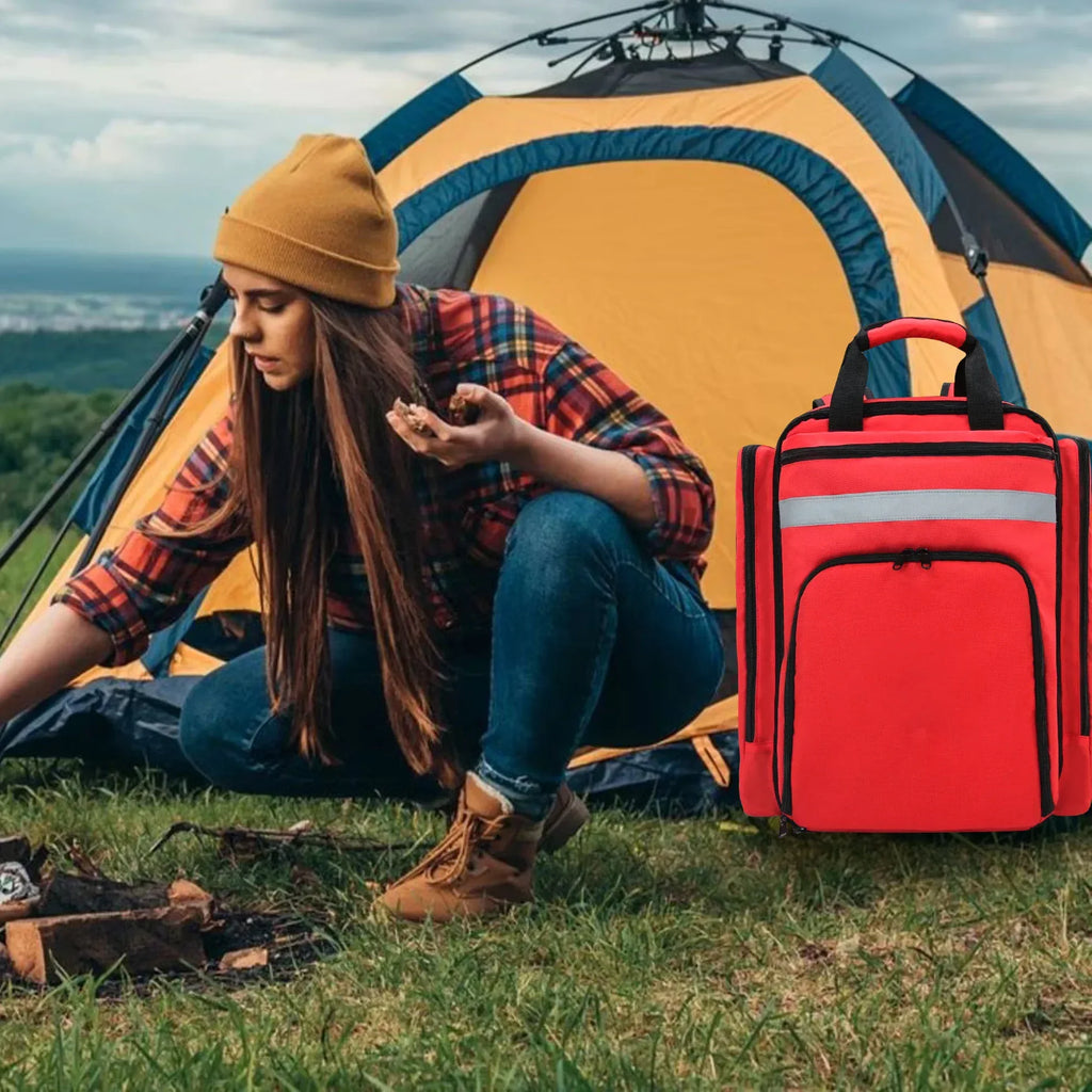 First Aid Kits Emergency Foldable Rescue Backpacks Large Capacity Sorted Storage Outdoor Camping Survival Kits Medical Kits