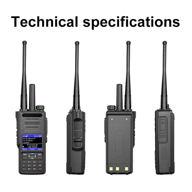 4G Digital Walkie Talkie, Dual Mode, Analog, High Power, 10W Cross-border, unlimited Distance