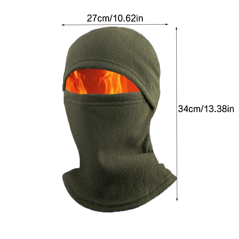 Balaclava Full Face Mask New Winter Thermal Fleece Warmer Motorcycle Cycling Hood Liner Sports Running Neck Warmer Men Women's