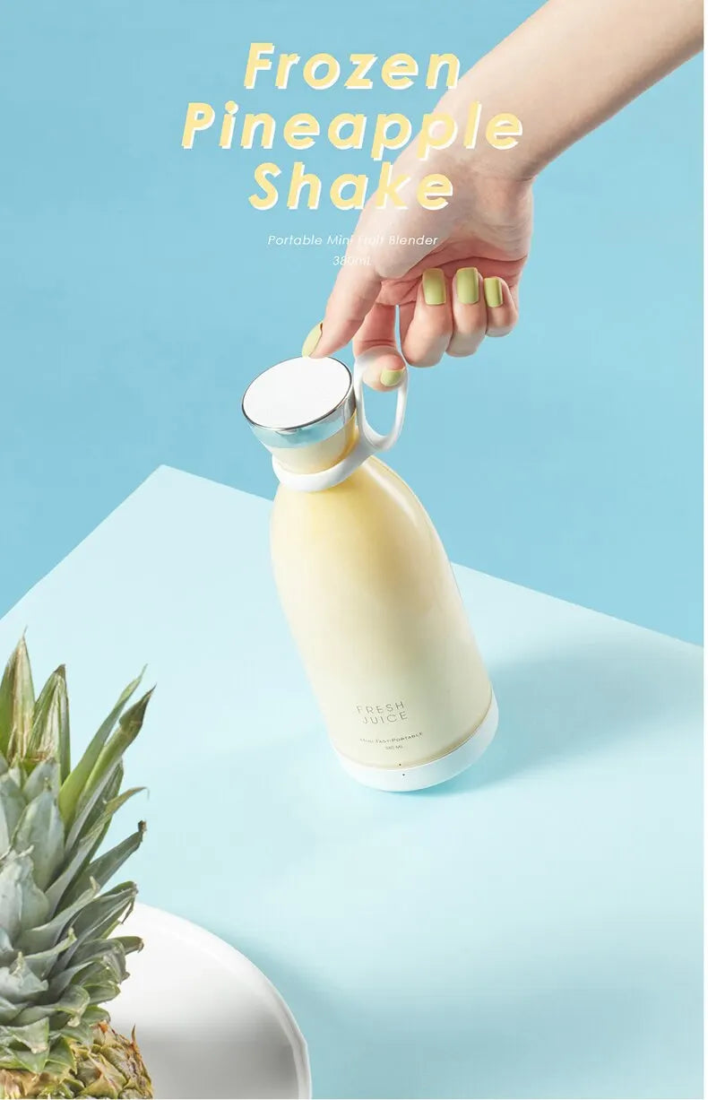 Portable Electric Juicer Blender Usb Mini Fruit Mixers Extractors Food Milkshake Multifunction Juice Maker Smoothies Ice Machine