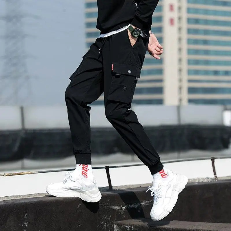 Men Cargo Tactical Pants Work Combat Multi-pockets Casual Training Trousers Overalls Clothing Joggers Hiking Mens Cargo Pant 1PC