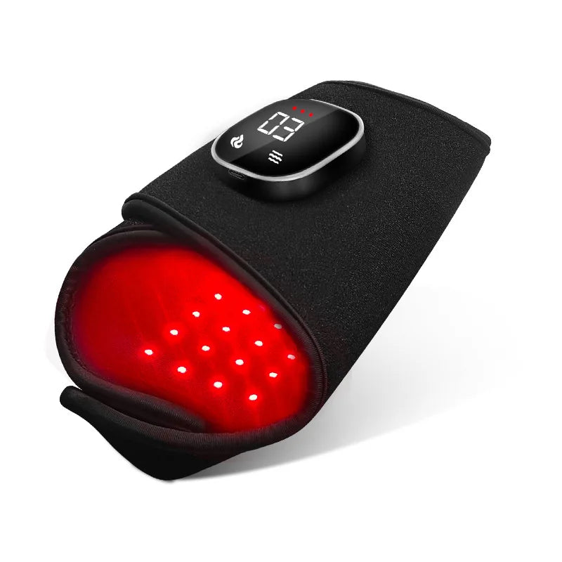 Red Light Therapy Belt for Knee & Joint Pain Relief - 660nm & 850nm Near-Infrared LED Light Therapy Device, Wearable Pain Relief