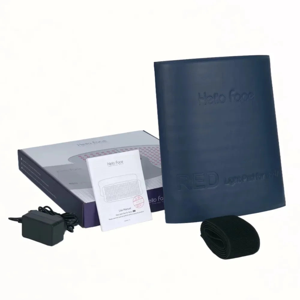Red Light Therapy Pad 660nm 850nm for Whole Body Relief, Large 30x12inch Mat with Timer - L7 Tri-Chip Near Infrared Light
