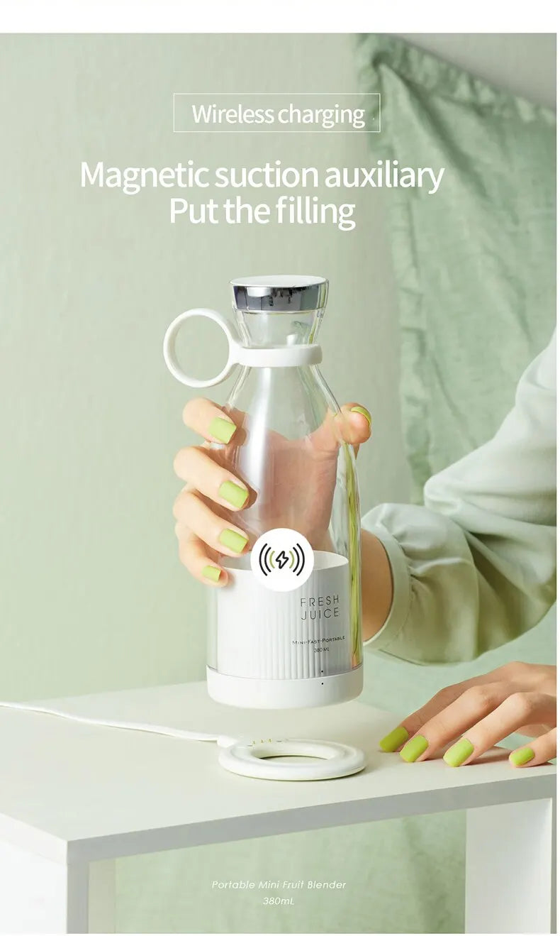 Portable Electric Juicer Blender Usb Mini Fruit Mixers Extractors Food Milkshake Multifunction Juice Maker Smoothies Ice Machine
