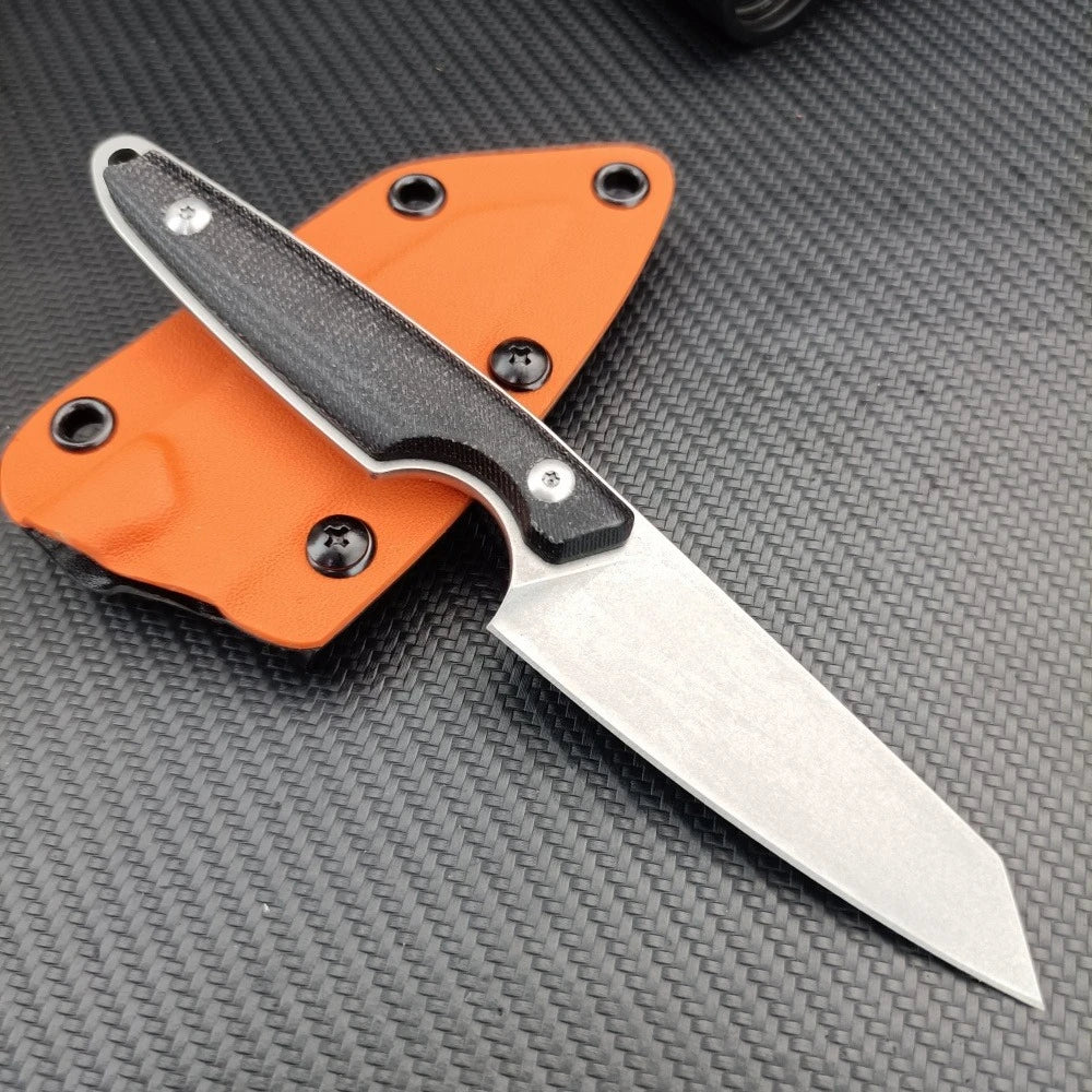 High Quality Outdoor Survival Straight Knife with K Sheath Multi-functional Wilderness Defense Tactical Hunting EDC Utility Tool