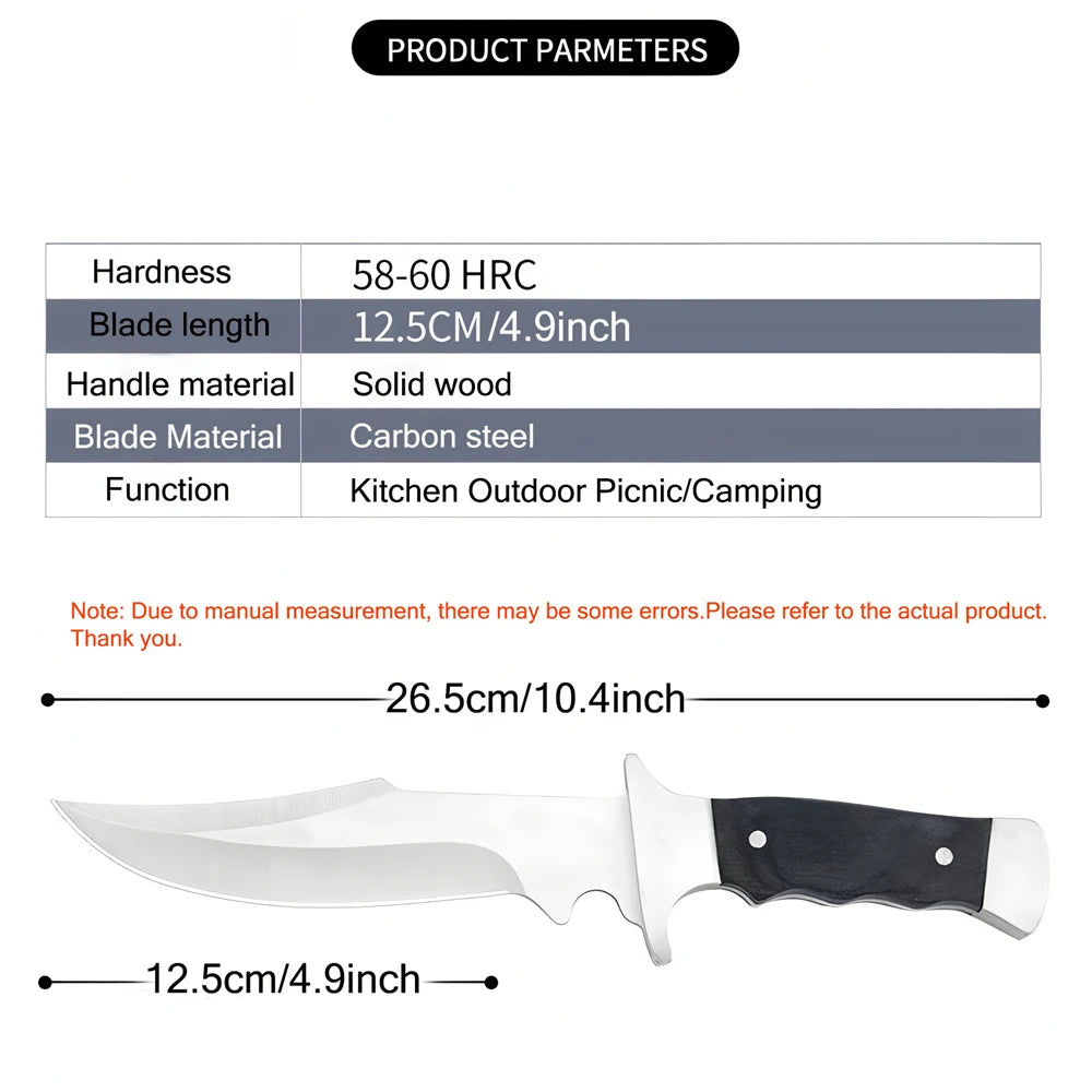 Portable knife Survival Outdoor knife Forged Stainless Steel  Cleaver Knife Meat Fruit Vegetables Kitchen Home Outdoor Tools