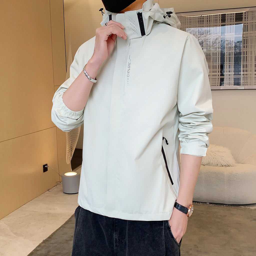 Unisex Waterproof Windbreaker Jacket for Camping Climbing Hiking Trekking & Fishing High Quality Casual Outdoor Sports Coat