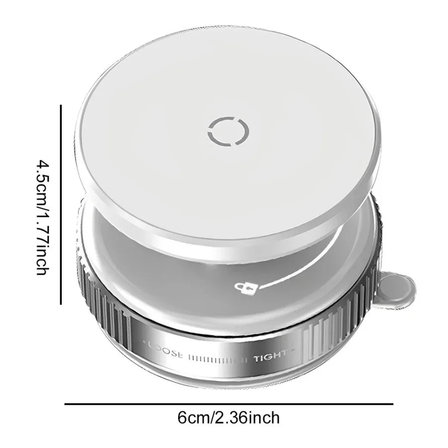 Magsafe Magnetic Vacuum Car Phone Holder, Intelligent Car Mount 360° Rotation Magnetic Vacuum Adsorption Suction Cup Bracket Car