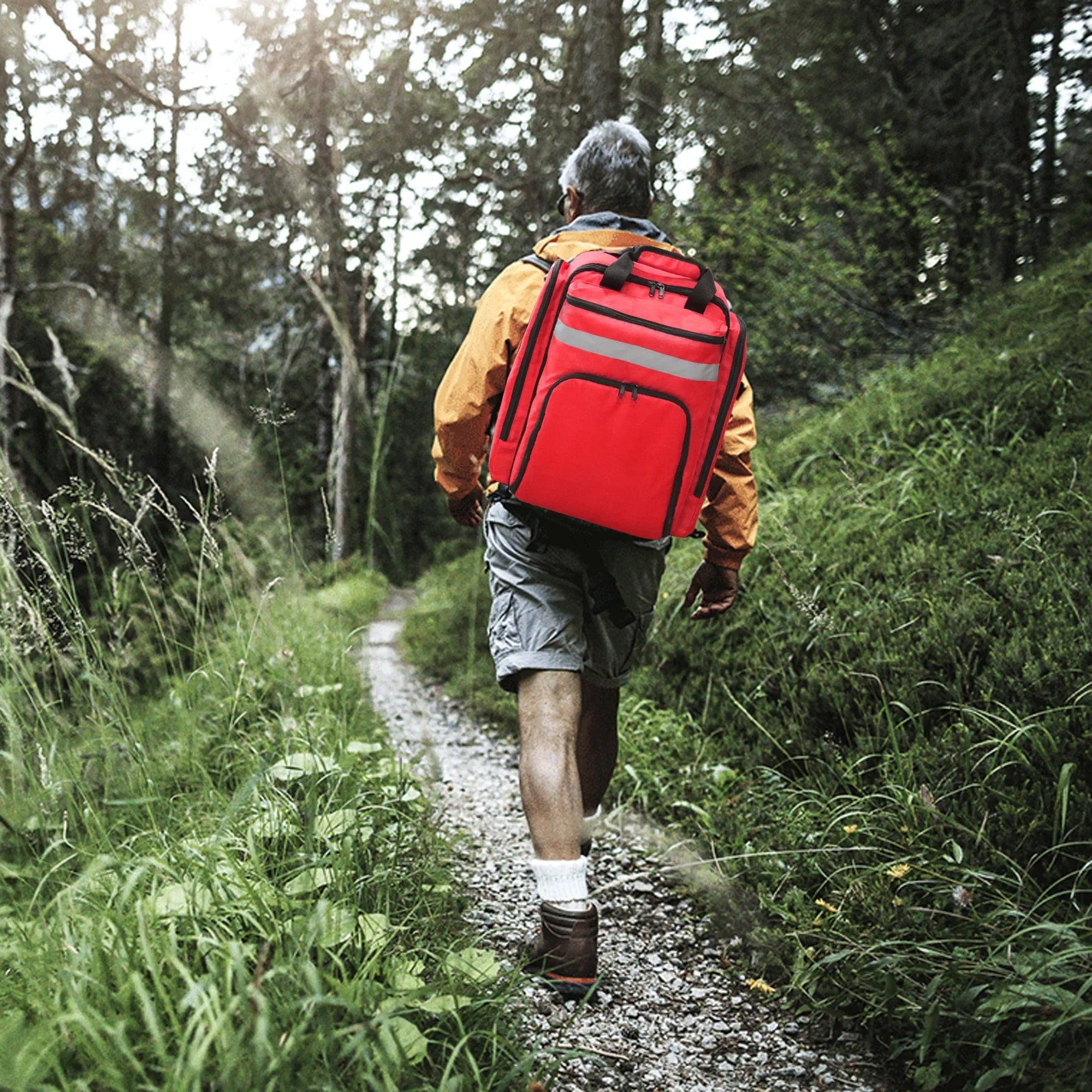 First Aid Kits Emergency Foldable Rescue Backpacks Large Capacity Sorted Storage Outdoor Camping Survival Kits Medical Kits