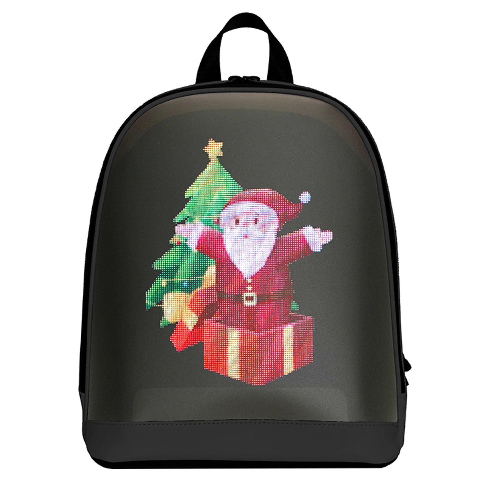 LED Backpack Smart Screen Outdoor Travel Bag with BT App Control and High-Clear Display DIY for Entertainment Display