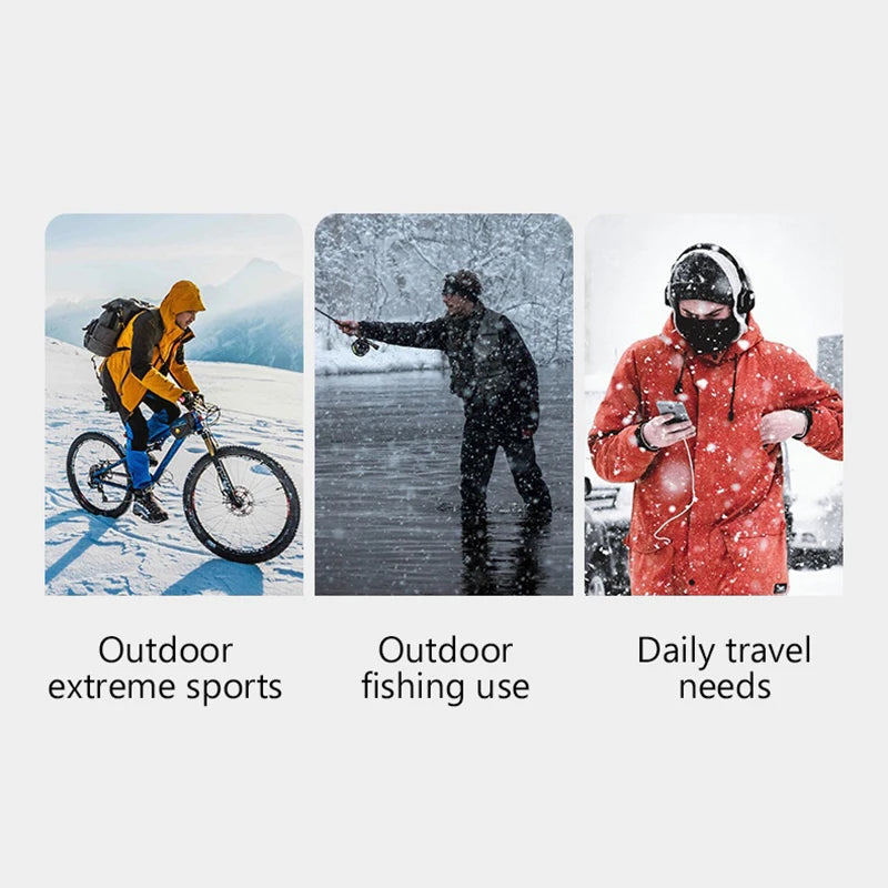 Winter Gloves For Men Women Warm Windproof Glove Touchscreen Waterproof Hiking Skiing Fishing Cycling Snowboard Non-slip Mittens