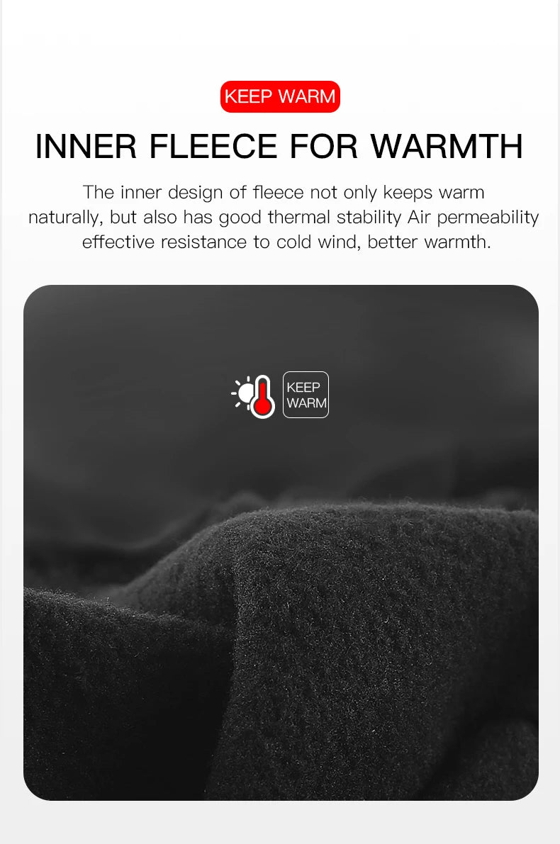 Thermal Winter Gloves For Men Women Touchscreen Warm Outdoor Cycling Driving Motorcycle Gloves Windproof Non-Slip Womens Gloves