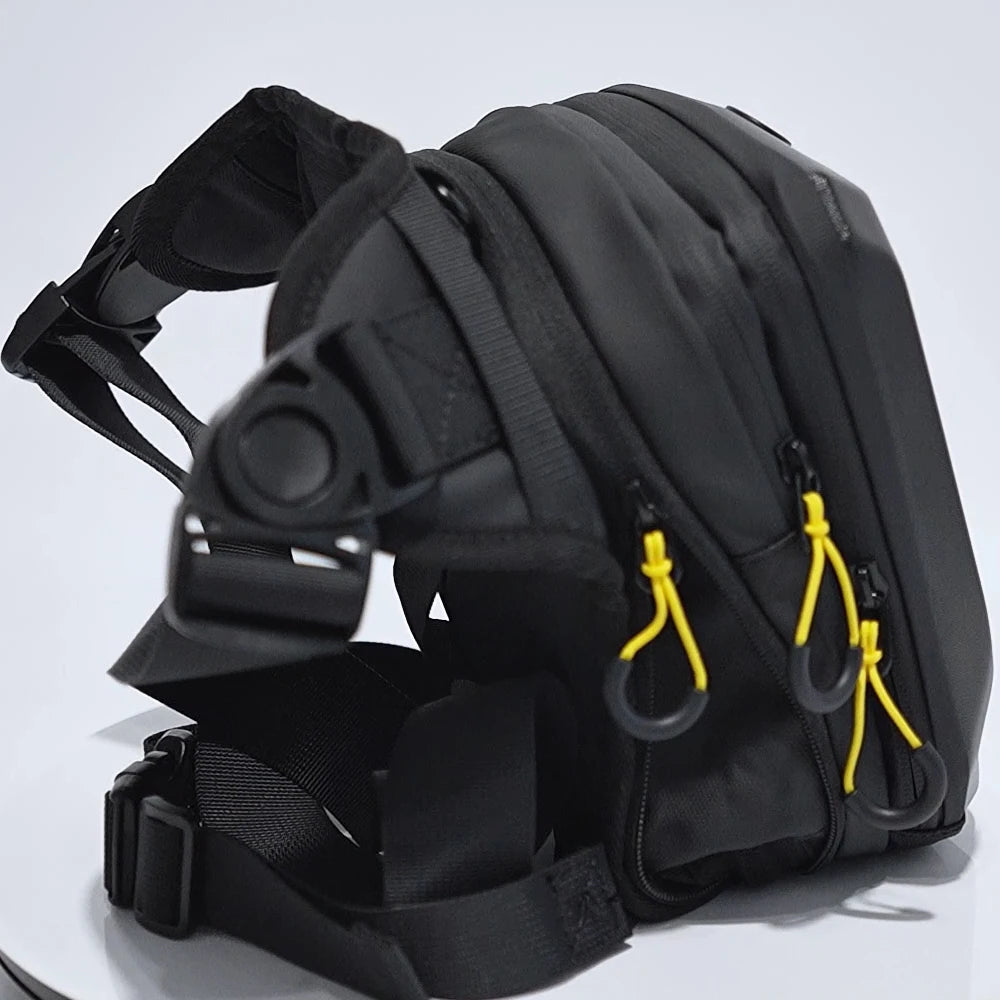 Motorcycle Bicycle Leg Side Bag LED DIY Smart APP Display Backpack Outdoor Casual Waist Bag Bike Mobile Phone Purse Hip Bum Pack