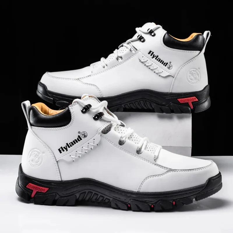 FLYLAND Fashionable Casual Men's Shoes High Top Outdoor Sports Shoes Comfortable And Safe Ankle Boots