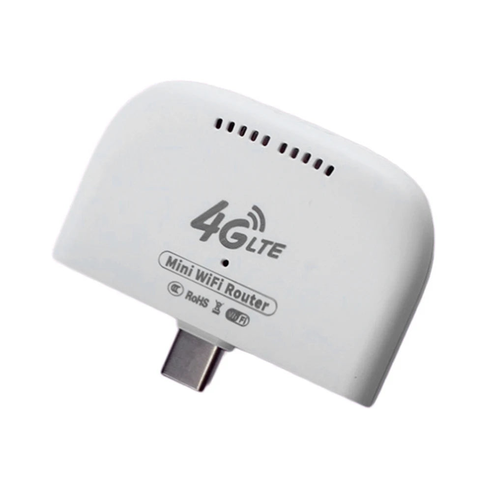 4G LTE Mini WiFi Router with USB Adapter Wireless Mobile Router Hotspot 4G LTE WiFi Modem Router for Home Office Travel Camping