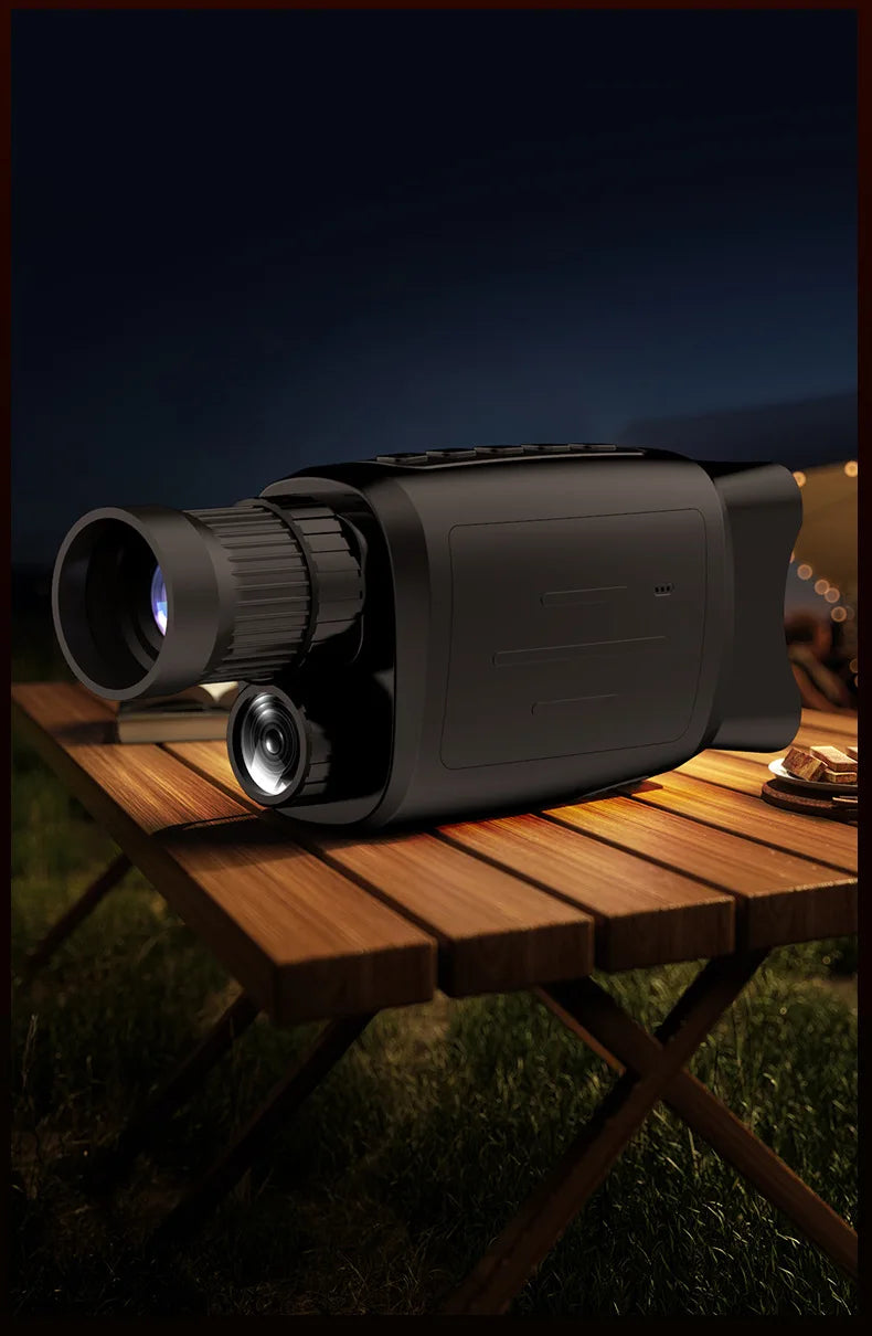 16X HD Digital Night Vision Monocular - 200M Viewing Range, IR Infrared, Photo Capture, for Hunting Outdoor Surveillance