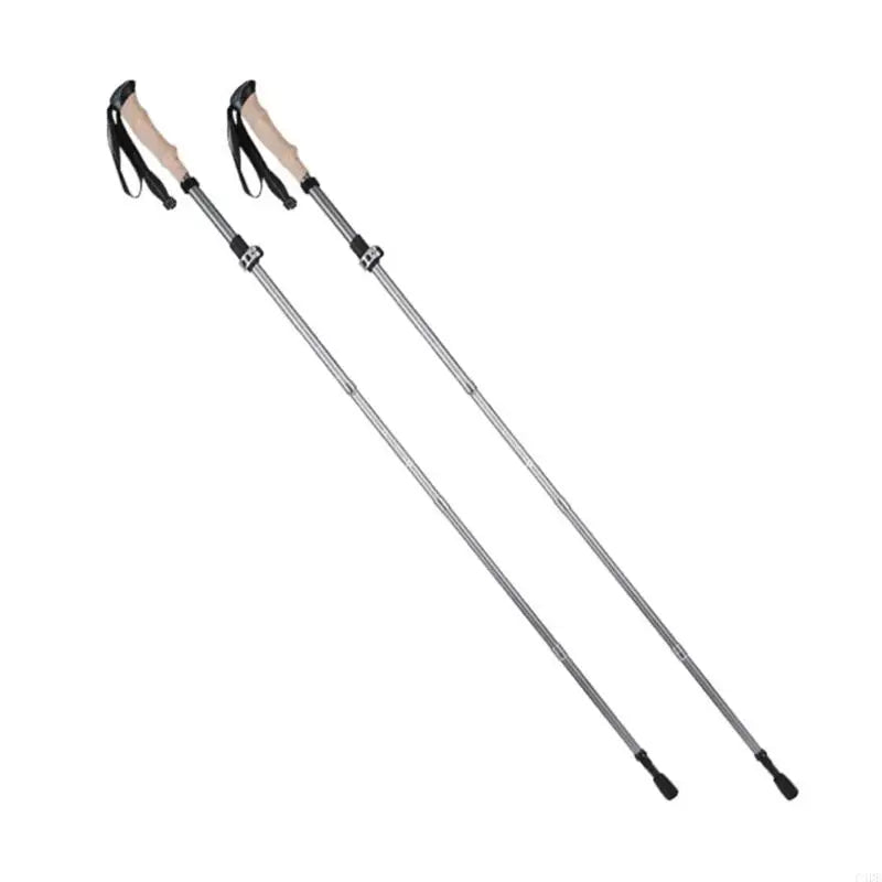 C4DE Trekking Poles for Hiking Walking Light Weight Hiking Stick with Lock and Comfortable Grip Walking Stick for Men Women