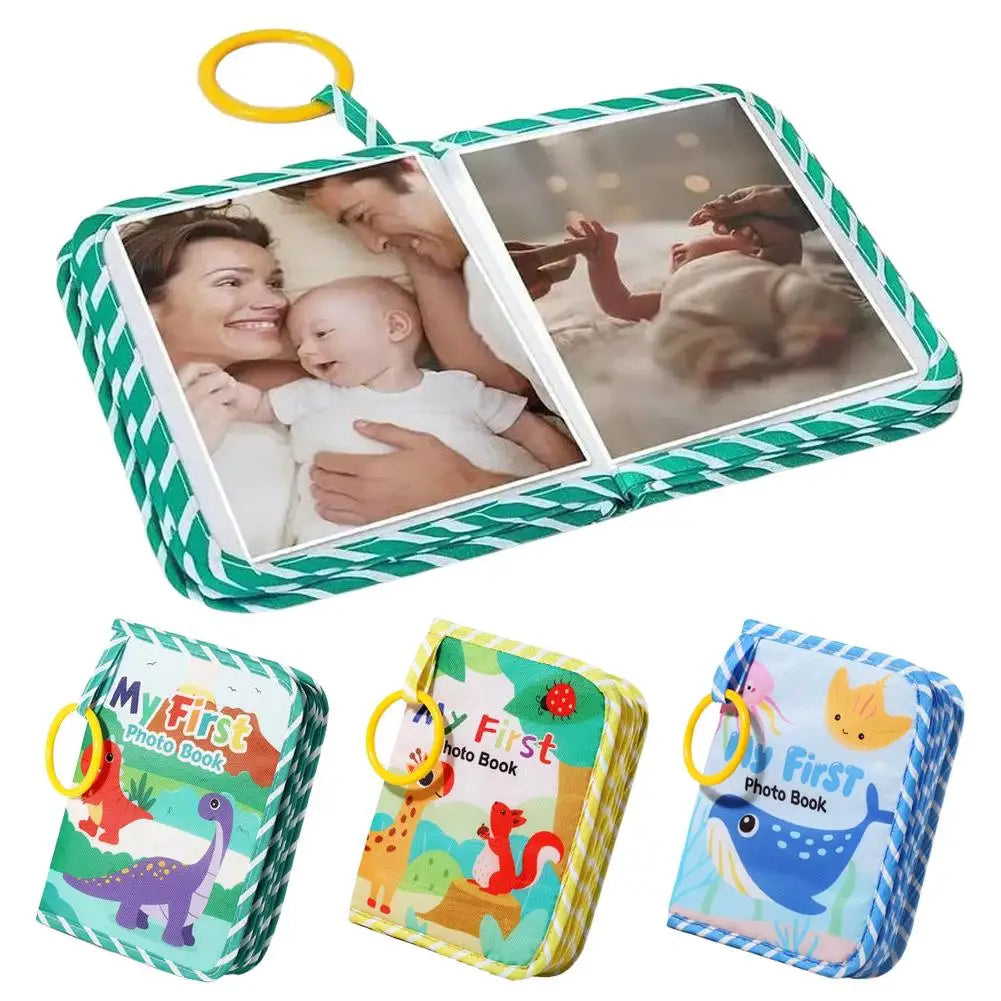 Fabric Memory album Soft Cloth Cartoon Baby Photo Family Memory Album Book DIY Cloth Photo Album Handmade Keepsake Gift