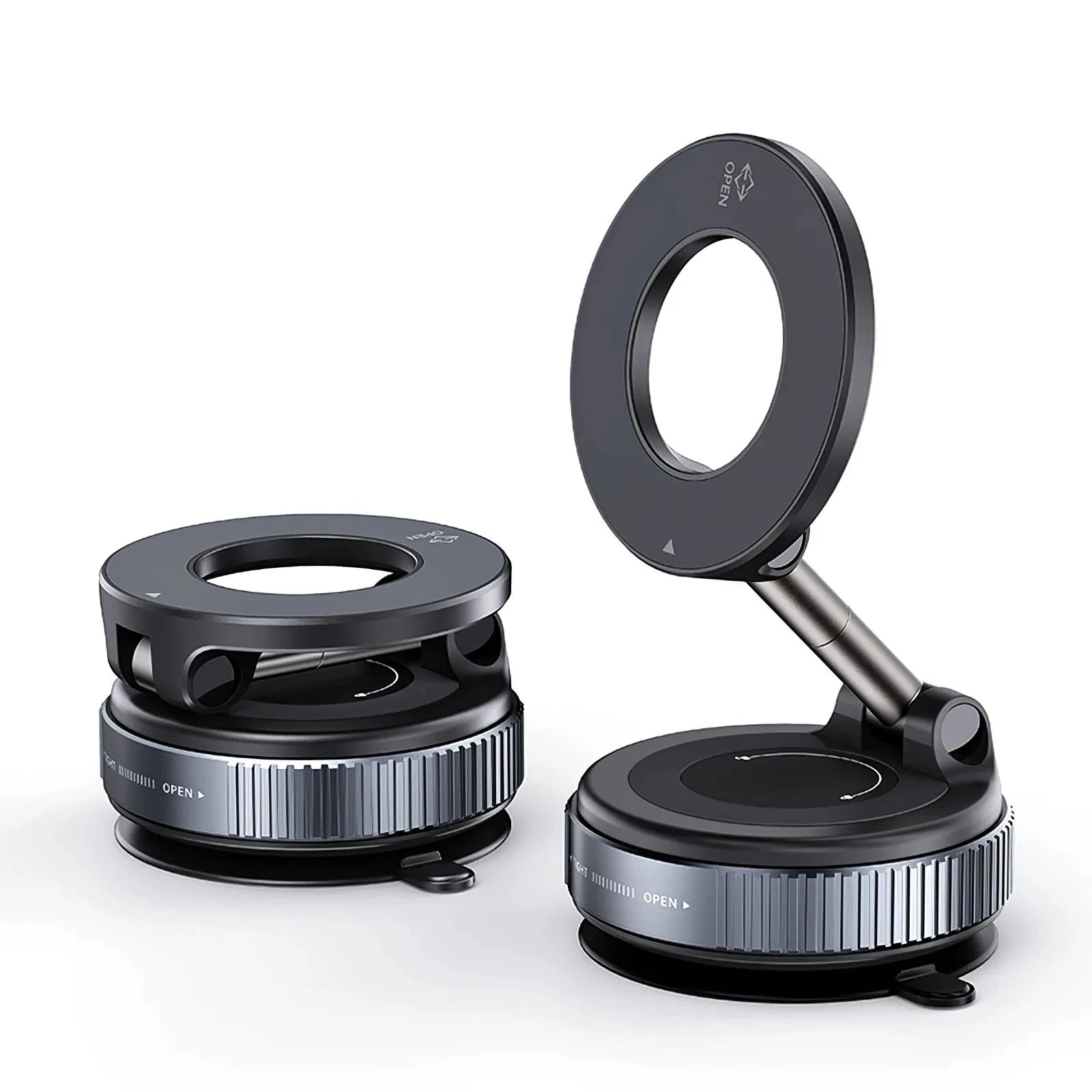 Magnetic Car Phone Holders Vacuum Suction Mobile Phone Vehicular Holder Rotate 360° Navigation Universal Stand For Cell Phone