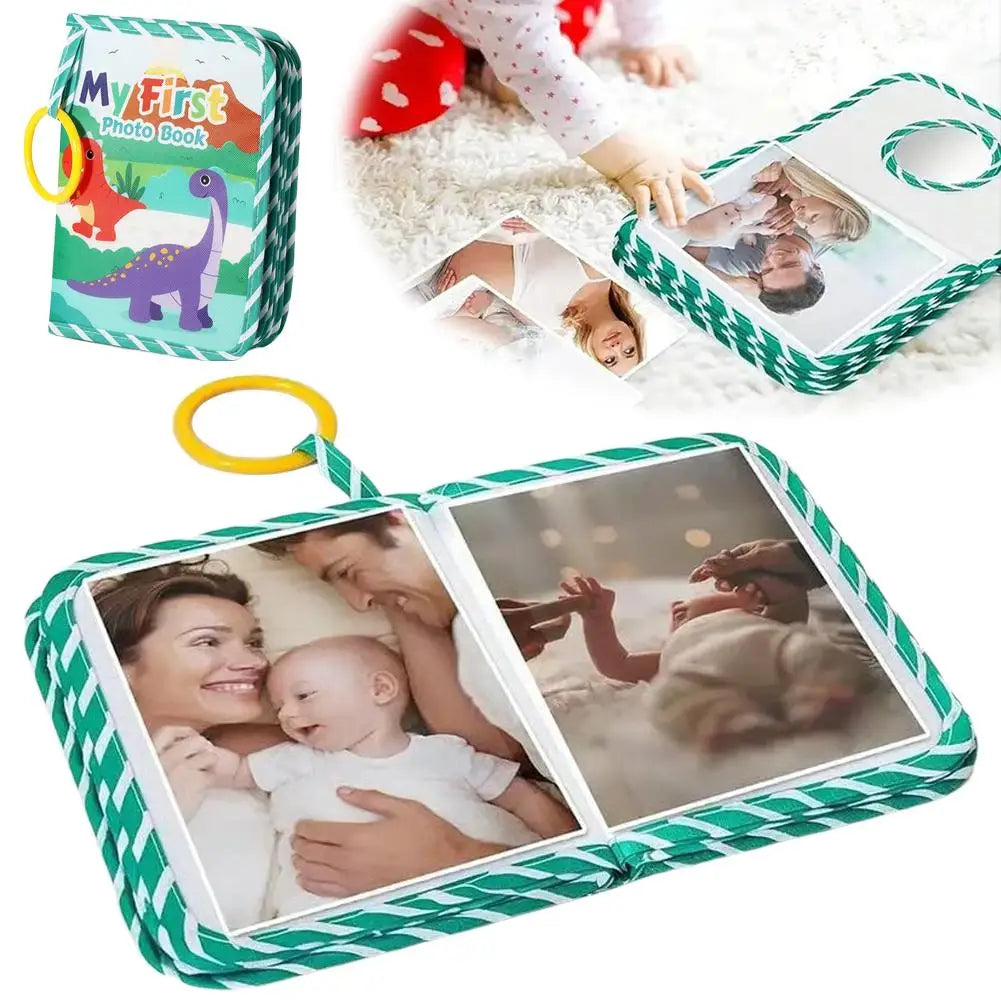 Fabric Memory album Soft Cloth Cartoon Baby Photo Family Memory Album Book DIY Cloth Photo Album Handmade Keepsake Gift