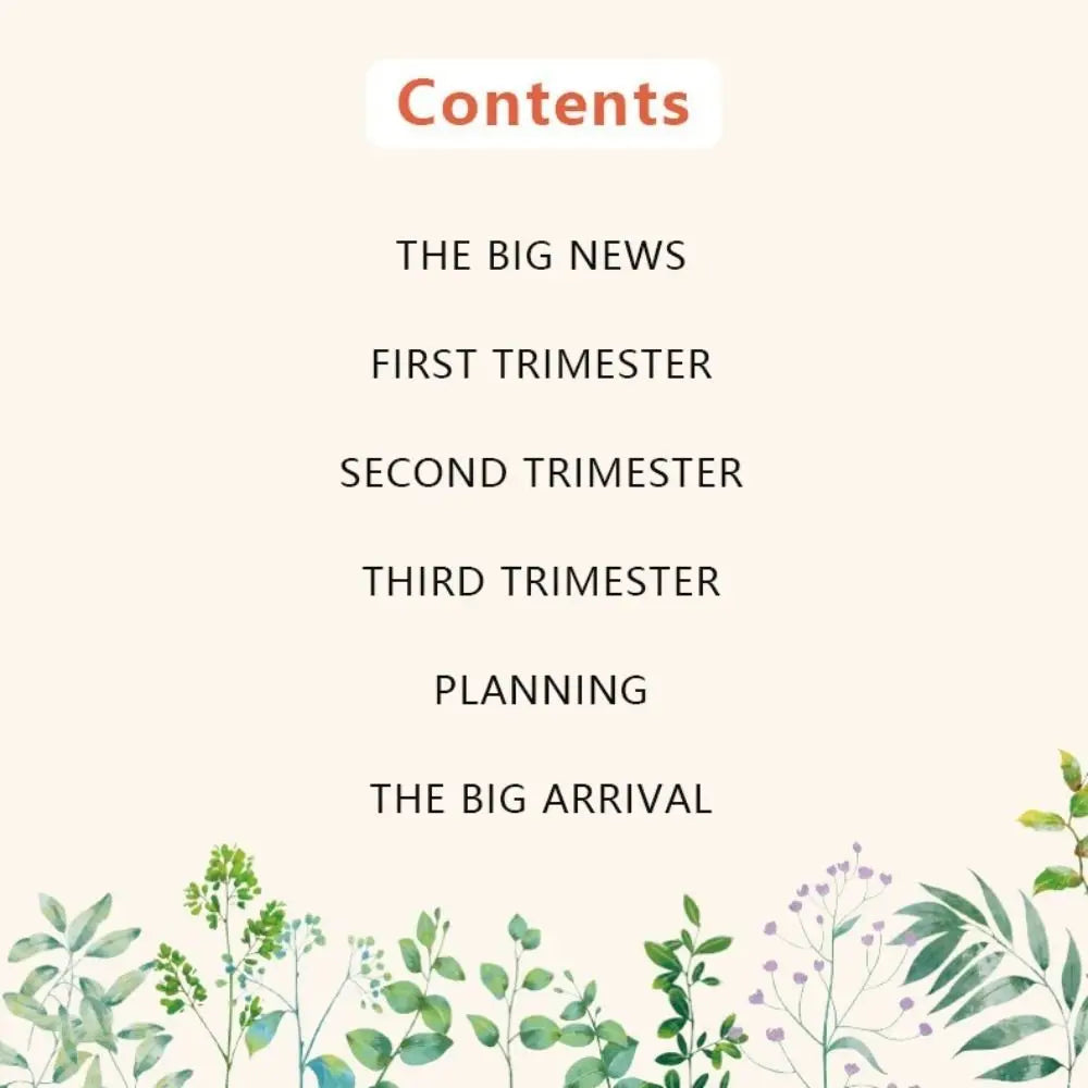 A4 Pregnancy Journey Memory Books Keepsake Books Perfect Planner Pregnancy Examination Records Schedule Photo Collection