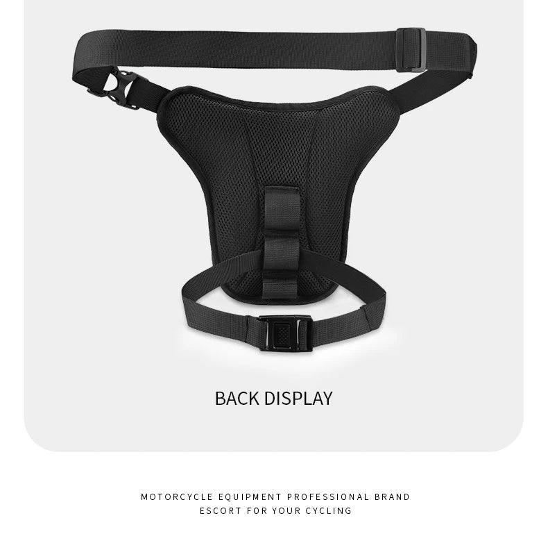 LED Light Drop Leg Bag Motorcycle Waterproof Waist Bag Hip Bum Fanny Pack For Outdoor Riding Cycling Hiking Fishing Climbing