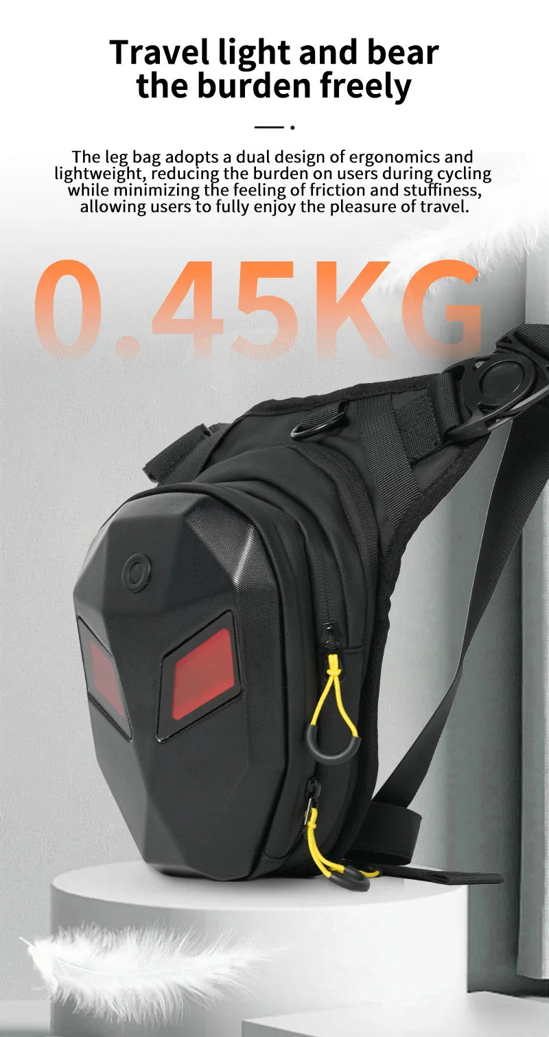 LED Riding Leg Bag Motorcycle Bike DIY pixel screen Single Cross Shoulder Waterproof Outdoor bag Loy Traveler S7-1 FireEye S8-1