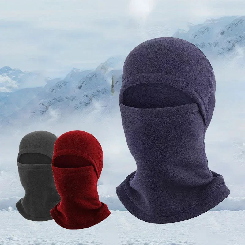 Balaclava Full Face Mask Winter Thermal Fleece Scarf Helmet Caps Motorcycle Cycling Hood Liner Sports Running Neck Warmer Hats