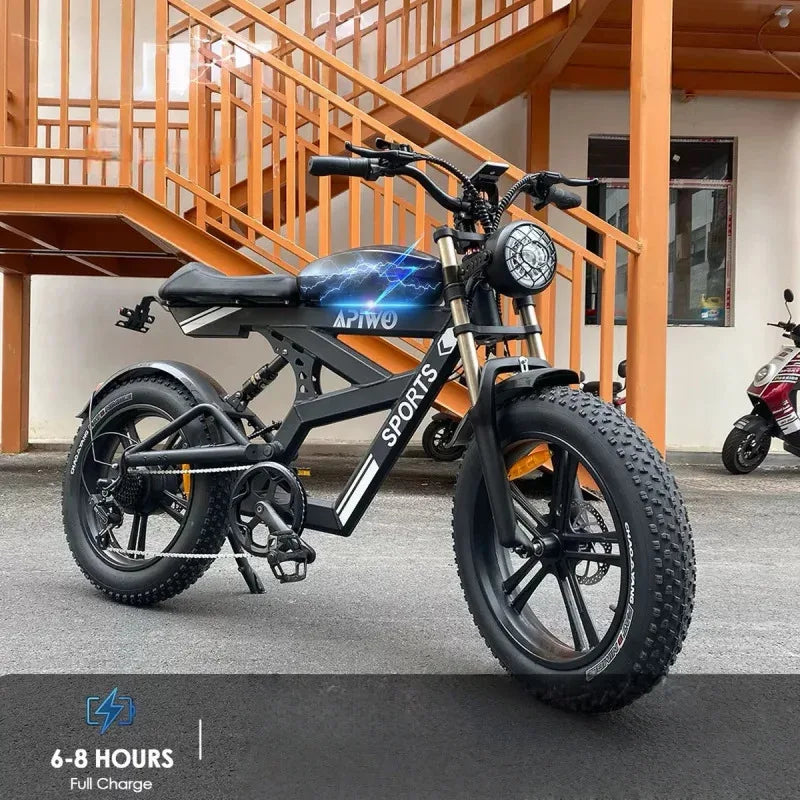 New 20-inch electric bicycle, 1000W strong power, 48V 20AH worry-free battery life, suitable for adult leisure sports E-Bike