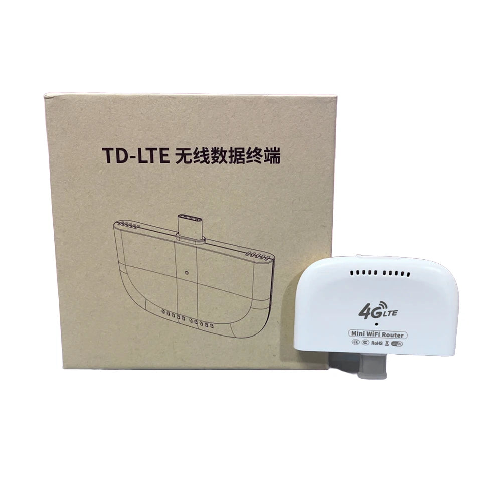4G LTE Mini WiFi Router with USB Adapter Wireless Mobile Router Hotspot 4G LTE WiFi Modem Router for Home Office Travel Camping