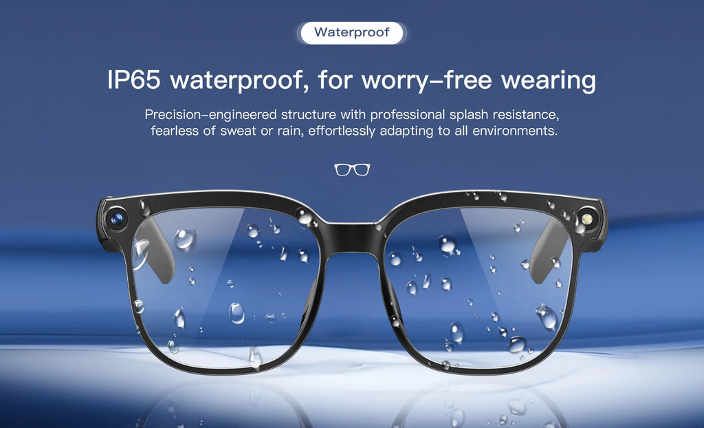 2026 AI Smart Glasses with 8MP Camera Video Recording 100+ Languages Translation Bluetooth Call Music Play Sunglasses Men Women