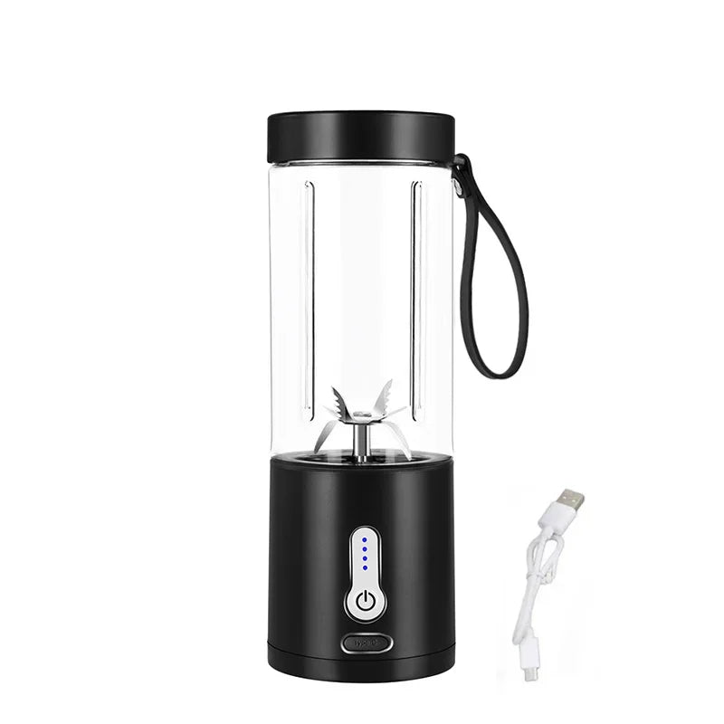 Portable Blender Powerful 6 Balde Personal juicer For Shakes And Smoothies Usb Rechargeable Portable Cup Fruit Fresh Juice Mixer