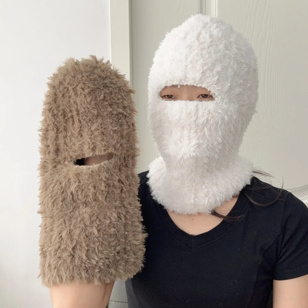 Balaclava Full Face Mask New Winter Thermal Fleece Warmer Motorcycle Cycling Hood Liner Sports Running Neck Warmer Men Women's