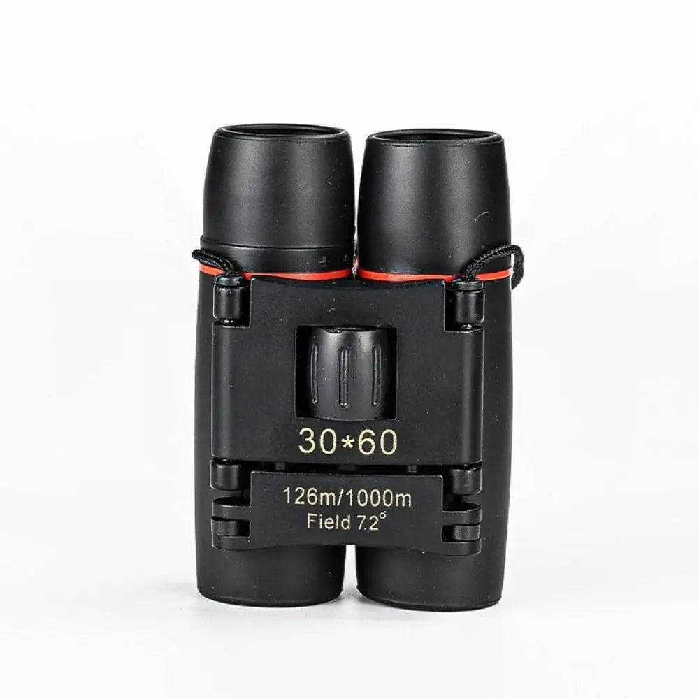 30x60 HD Zoom Binoculars Long-Distance Vision High-definition Portable Binocular Telescope Focusing Knob Night Vision
