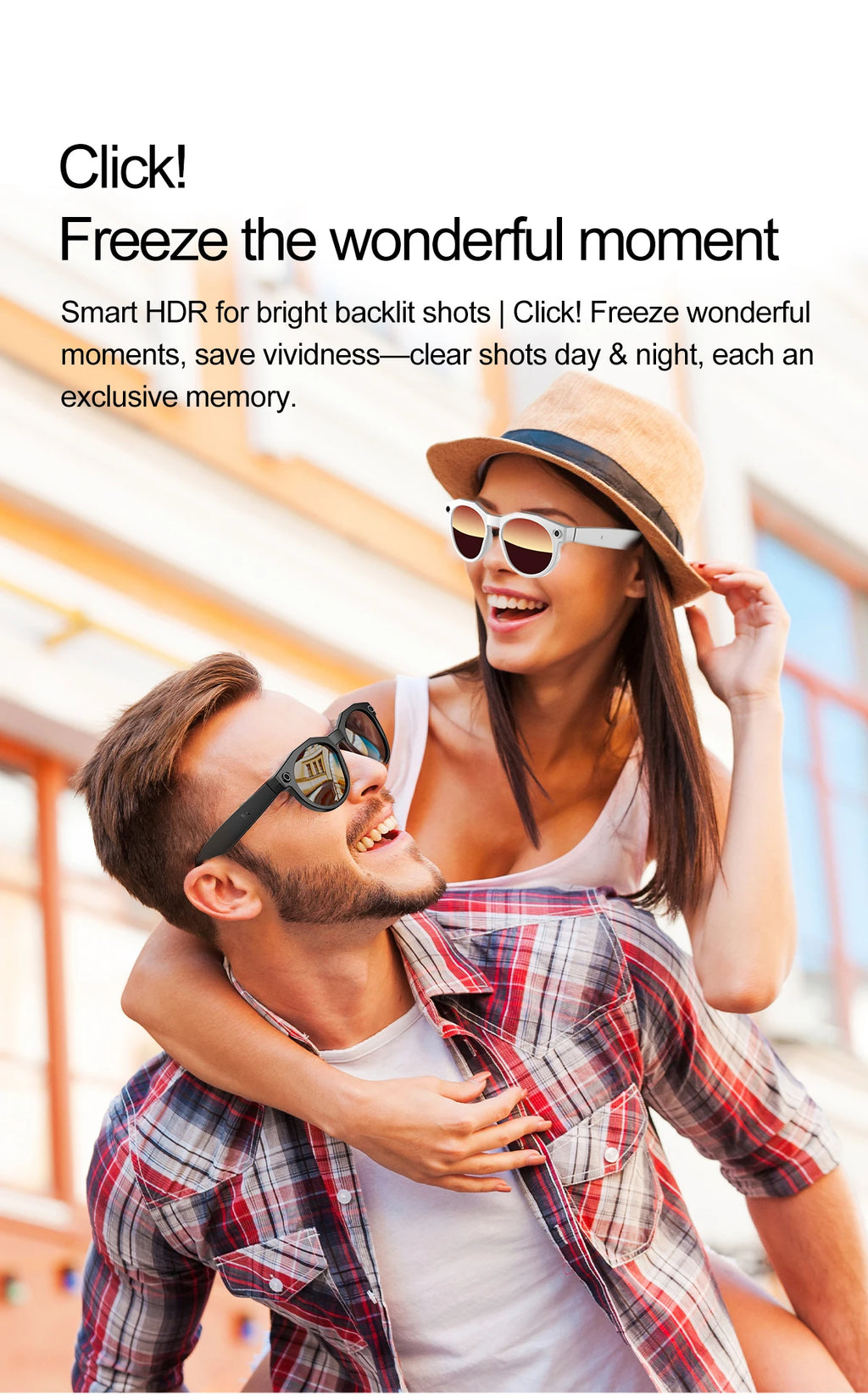 2025 AI Smart Glasses with 8MP Camera Video Recording Translation Sunglasses Bluetooth Call IP66 Waterproof AI Glasses Men Women
