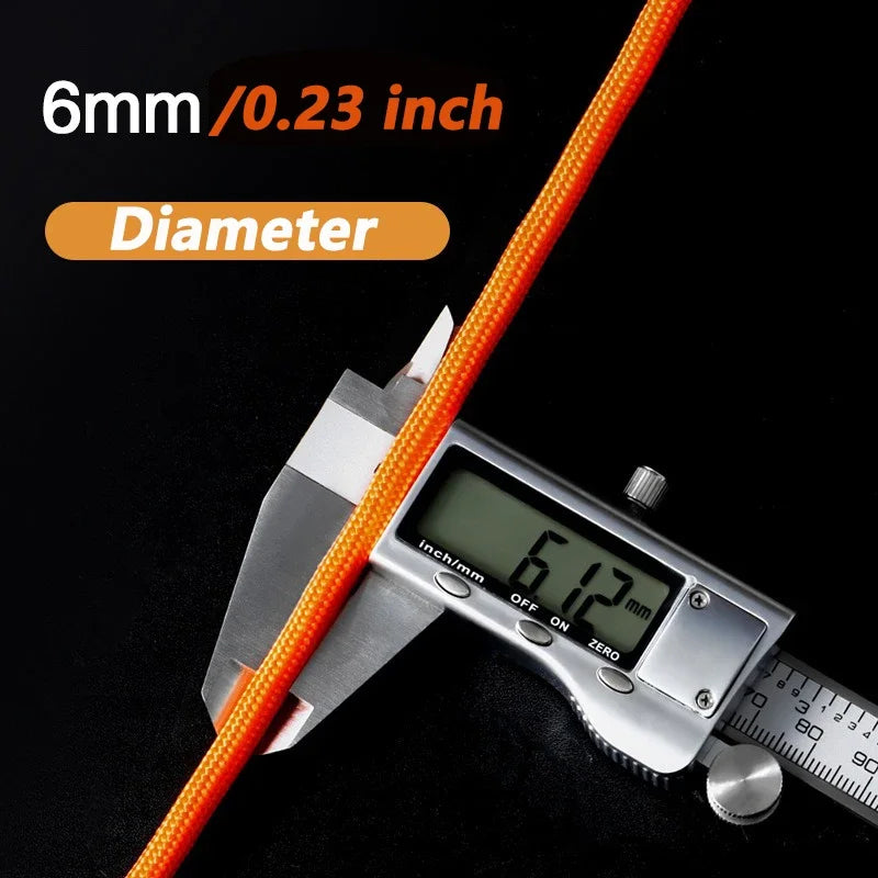 10/30meter Nylon Rope - Durable Nylon,Multi-Functional for Camping,DIY Making,and Outdoor Accessories,Camping Gear