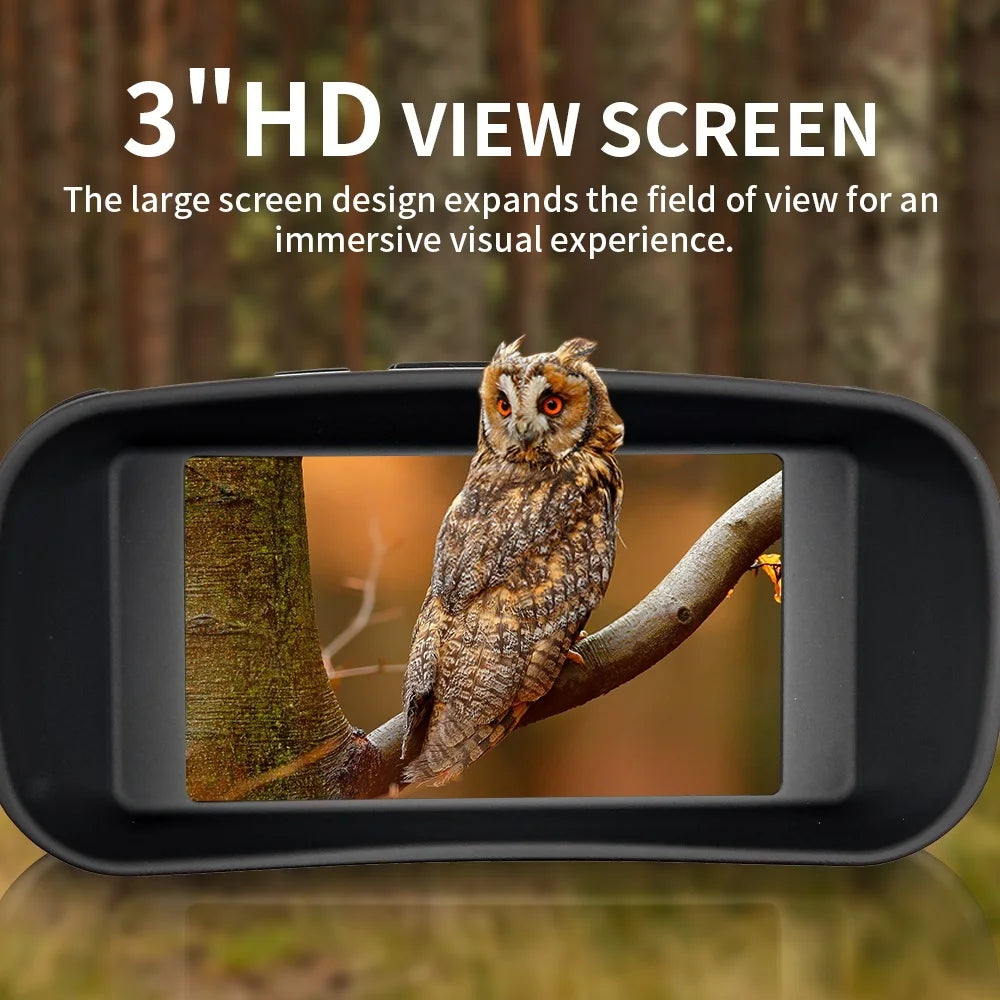 NV8000 NightVision Binoculars Googles with 30MP Photo Resolution &2.5K Video Size &3" TFT LCD Display 6X Digital Zoom