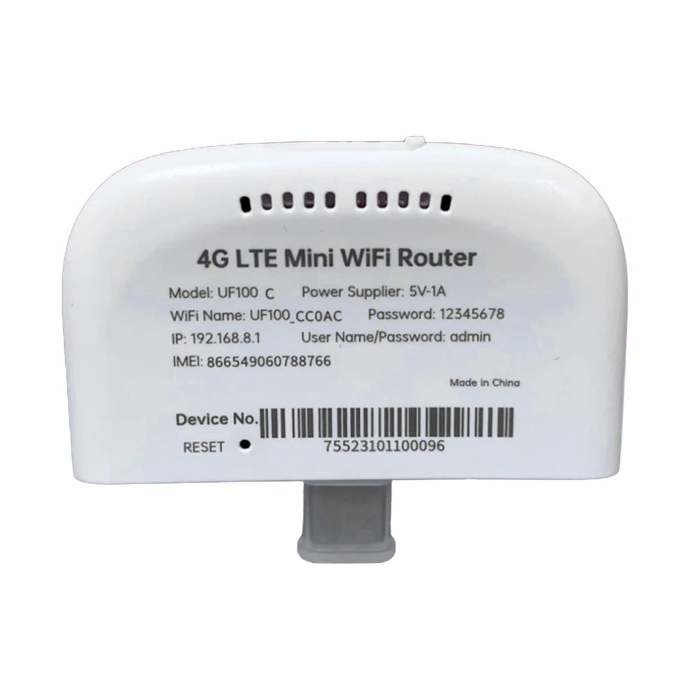 4G LTE Mini WiFi Router with USB Adapter Wireless Mobile Router Hotspot 4G LTE WiFi Modem Router for Home Office Travel Camping