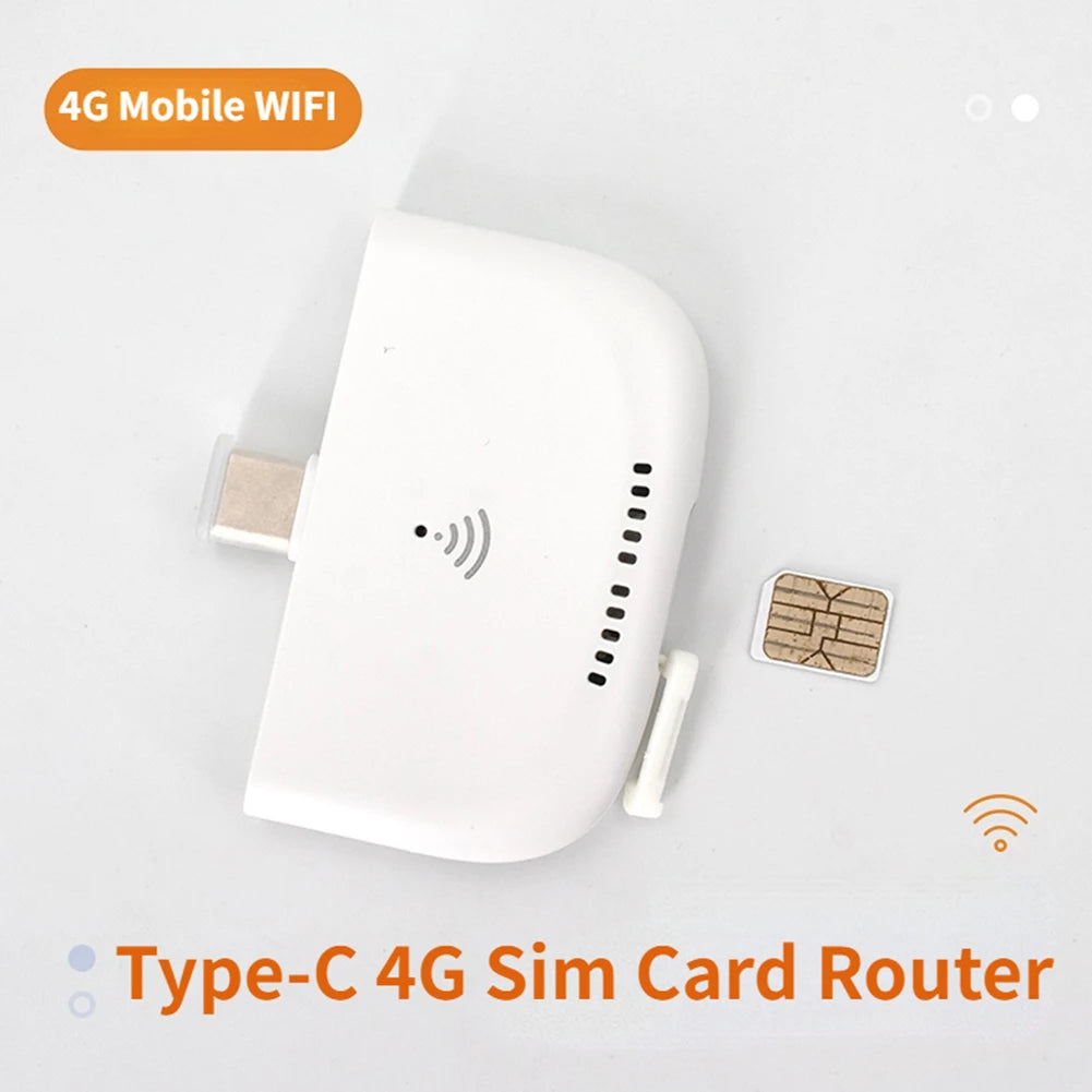 4G LTE Mini WiFi Router with USB Adapter Wireless Mobile Router Hotspot 4G LTE WiFi Modem Router for Home Office Travel Camping