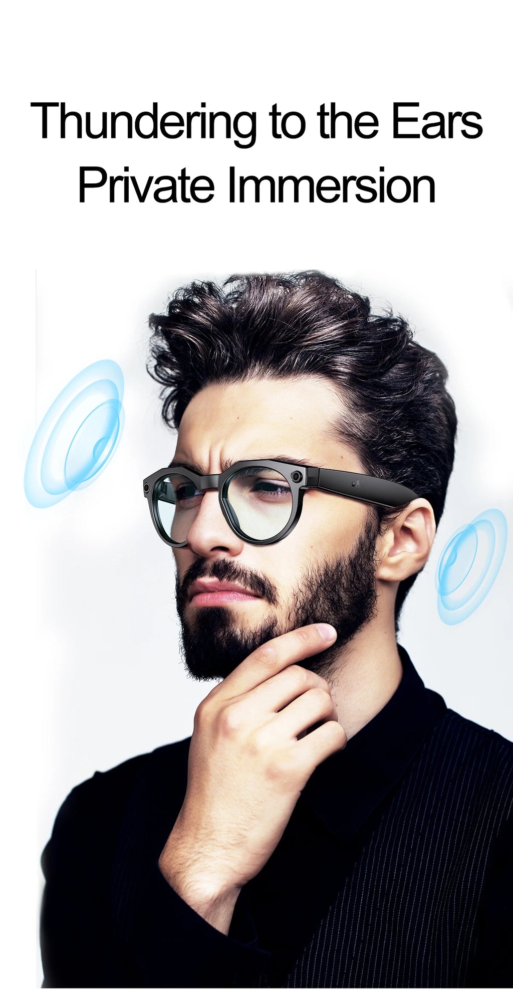 2025 AI Smart Glasses with 8MP Camera Video Recording Translation Sunglasses Bluetooth Call IP66 Waterproof AI Glasses Men Women