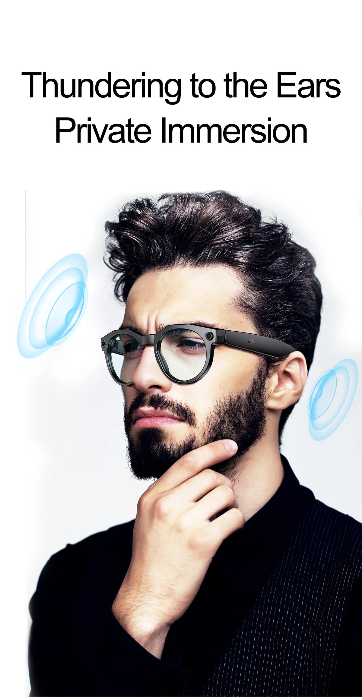 2025 AI Smart Glasses with 8MP Camera Video Recording Translation Sunglasses Bluetooth Call IP66 Waterproof AI Glasses Men Women