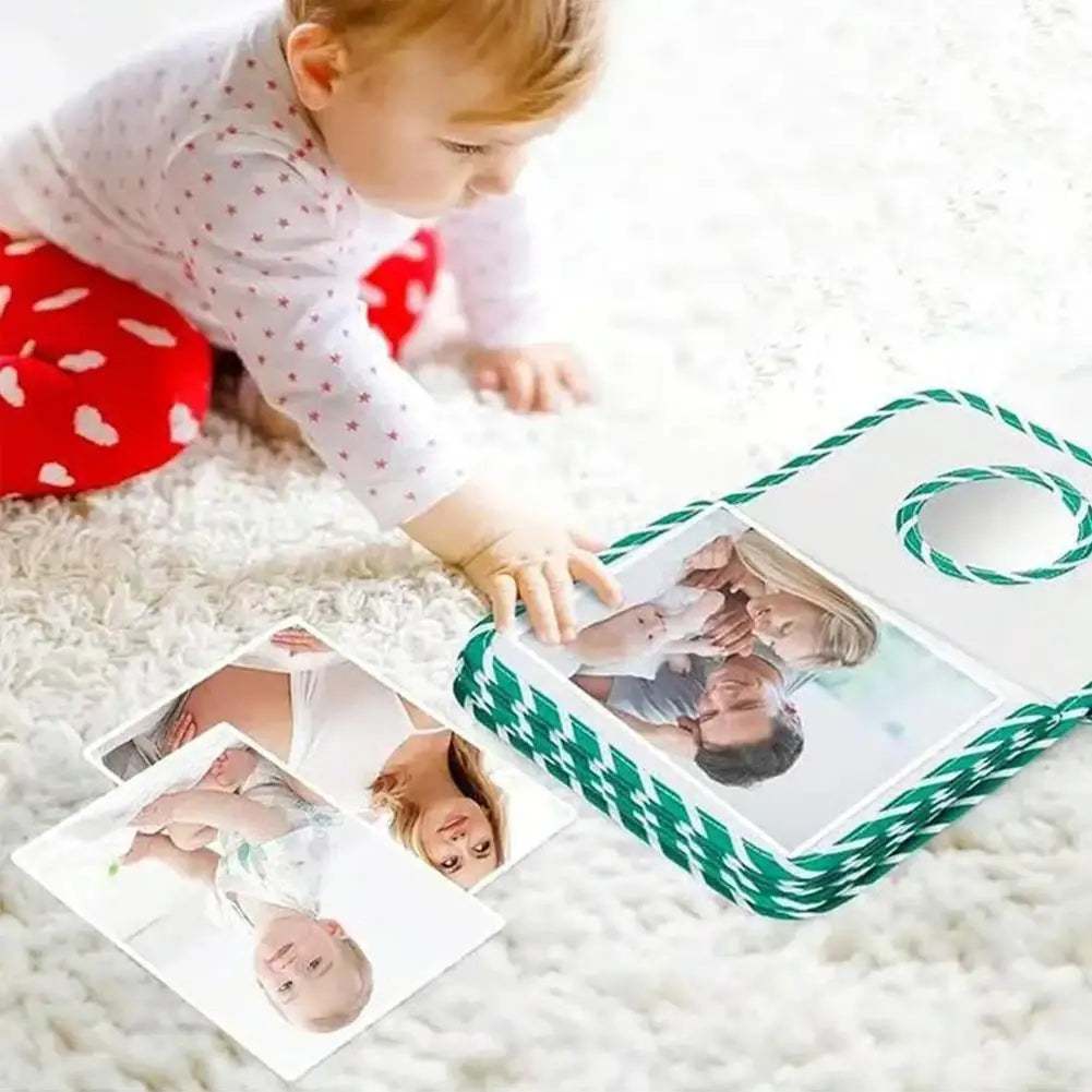 Fabric Memory album Soft Cloth Cartoon Baby Photo Family Memory Album Book DIY Cloth Photo Album Handmade Keepsake Gift